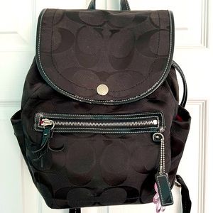 Coach Kyra Signature C Daisy Backpack Black